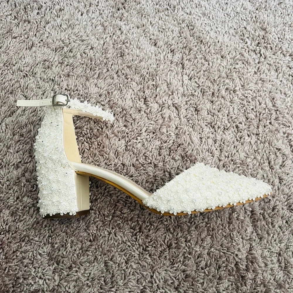 Pearl Wedding Heel - Picture 5 of 11